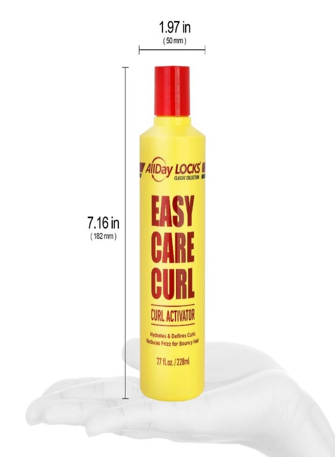 AllDay Locks Classic Easy Care Curl Activator (7.7 oz) | Hydrating & Frizz-Free Curl-Enhancer Milk | Nourish, Replenish & Define Curly Hair | Springy, Flexible Hold | 7.7 oz - Image 2